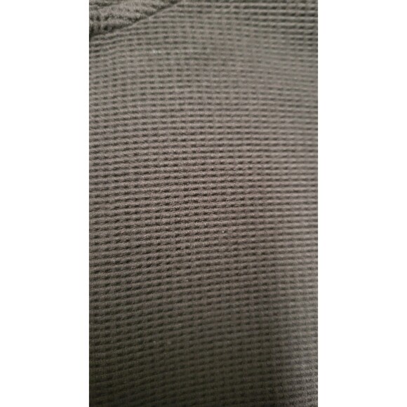 Victoria Secret Cropped Light Henley Style Long Sleeve Black 1/4 Zip Size XL - Picture 3 of 6
